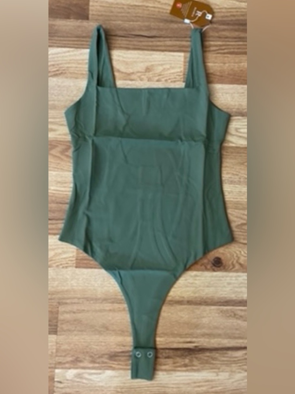 REORIA Body Suit Green Size Small NWT